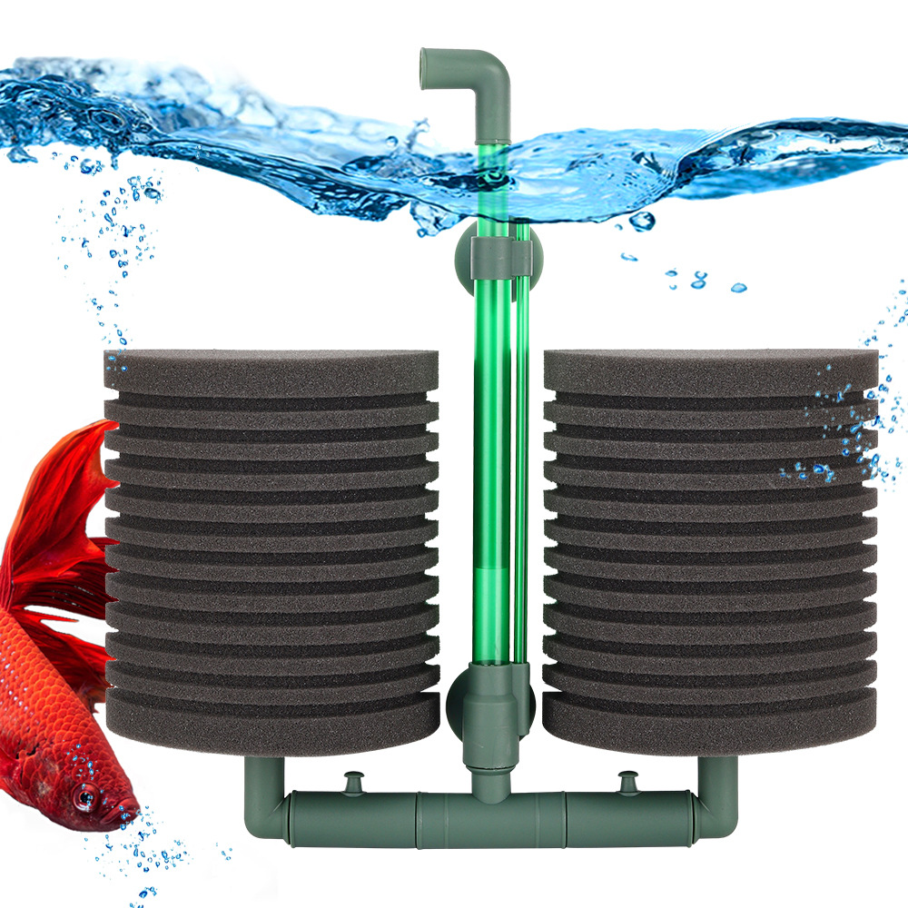Aquarium Planted Filter - Filterschwamm Aquarium Pneumatischer Filter Aquarium Silent
