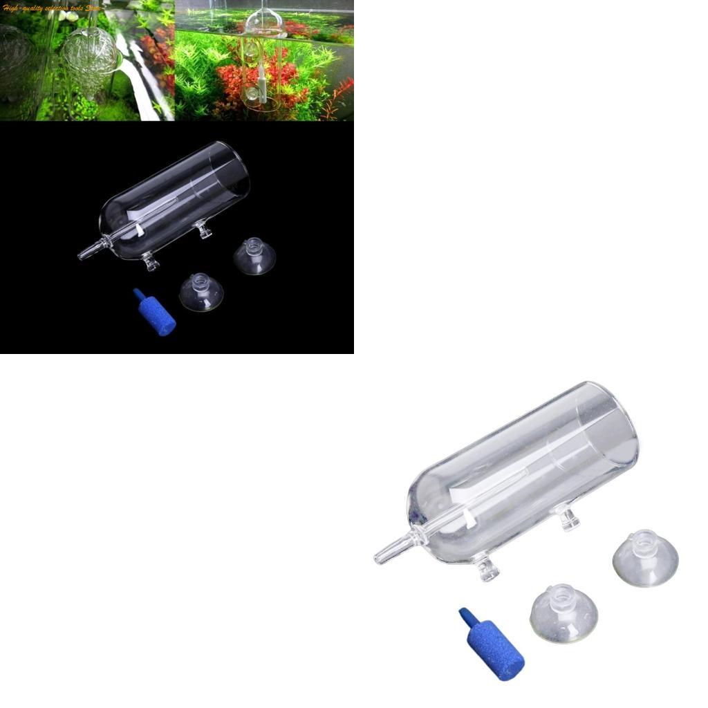 Planted Aquarium Air Stone - 203F Aquarium Luft-Sauerstoff-Bubbler Glasbecher Durchmesser 1,8