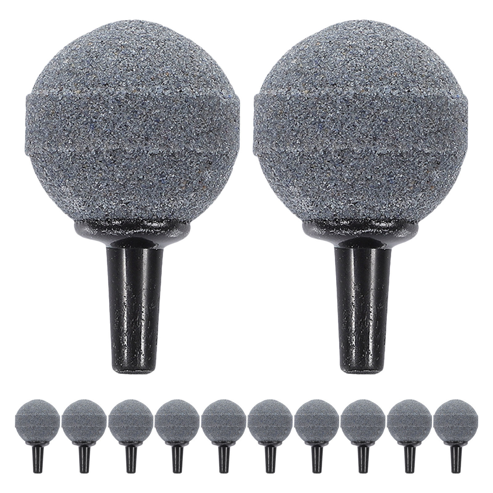 Planted Aquarium Air Stone - 12 Stück Aquarium-Luftstein-Blasendiffusor, Luftsteine für Fischbecken