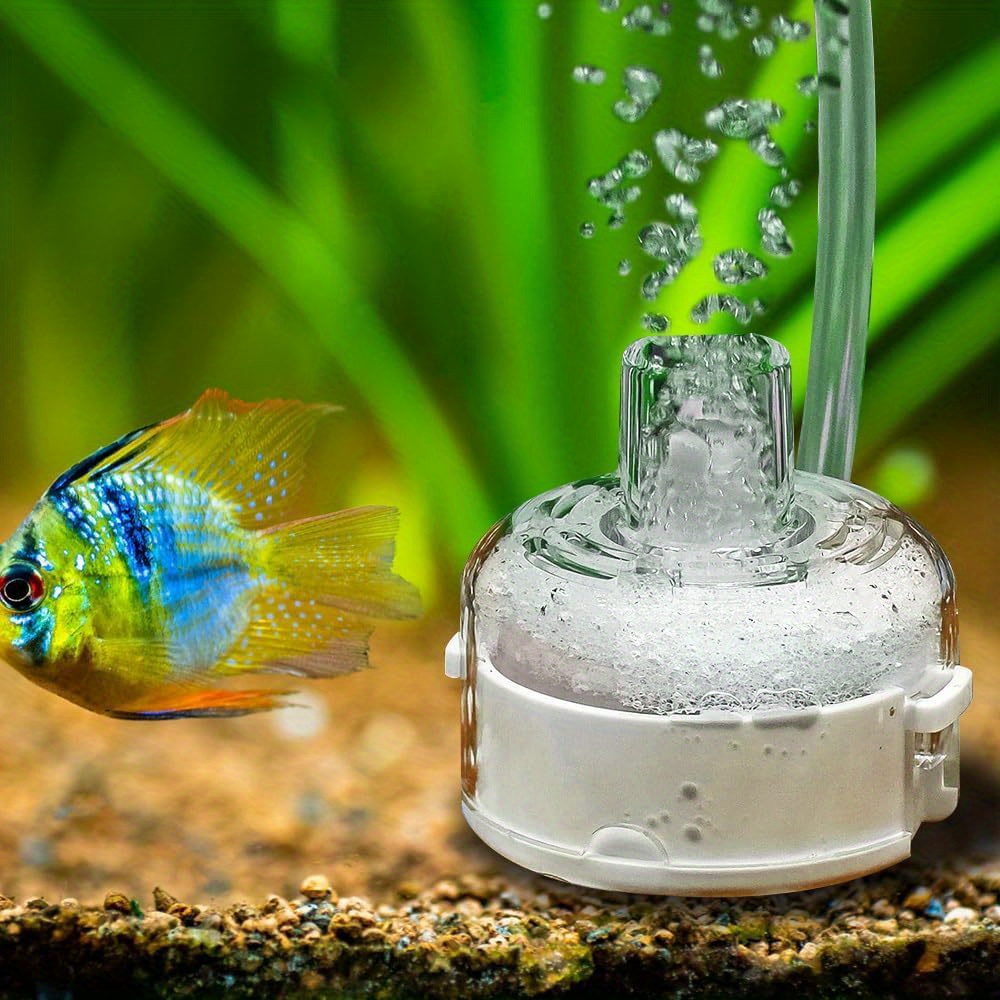 Aquarium Planted Filter - Kleiner ultradünner Aquariumfilter, leiser Tauchbelüftungsfilter, multifunktionaler