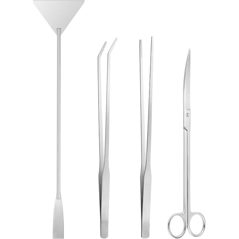 Planted Aquarium Cleaning - Aquarium-Set Terrarium-Zubehör Inklusive Langer Pinzette für