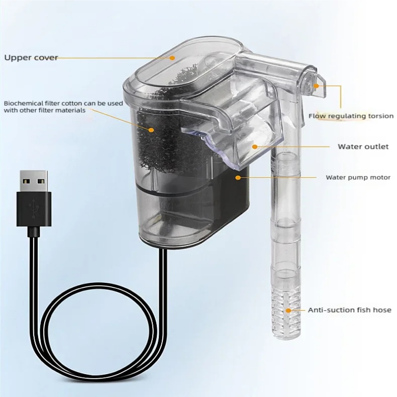 Mini-Hänge-USB-Filter für Aqua – Planted Aquarium Cleaning Bewertung und Preis