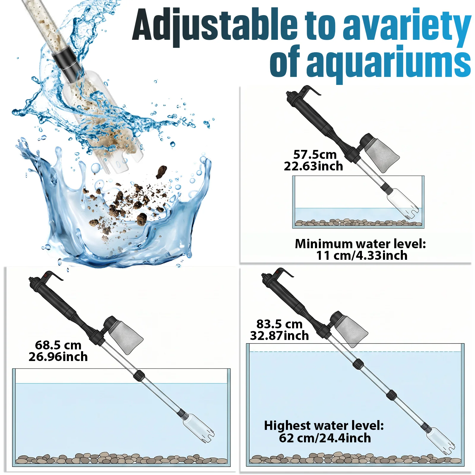Aquarium-Vakuum-Kiesreiniger 3 – Planted Aquarium Cleaning Bewertung und Preis
