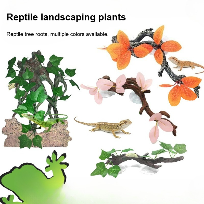 Künstliche Reptilien-Terrarium – Aquarium Plant Vine Bewertung und Preis